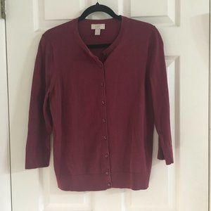 Maroon, Loft cardigan